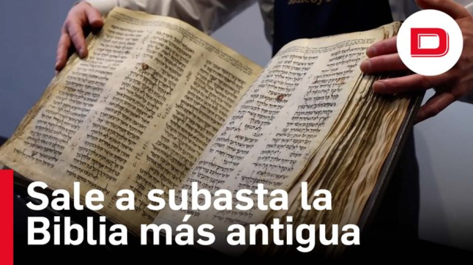 Sotheby's subasta por 50 millones de dólares la Biblia más antigua descubierta hasta ahora