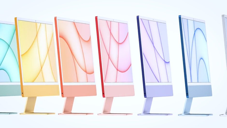 Imagen de los nuevos iMac de Apple