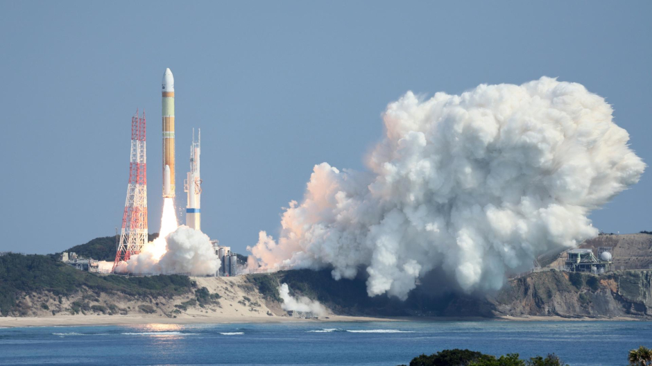 Lanzamiento del cohete H3, este lunes en Japón