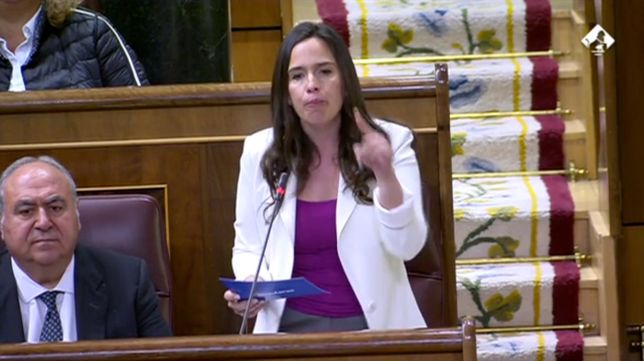La dirigente del Partido Popular, Belén Hoyo