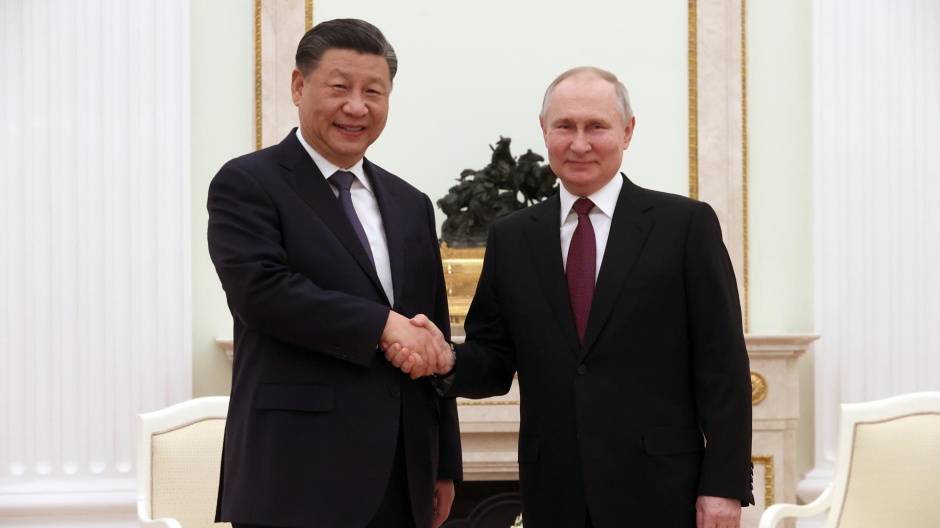 Vladimir Putin y Xi Jinping, en directo