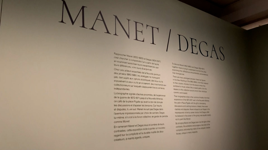 El museo Orsay de París pone en relación las obras de Manet y Degas