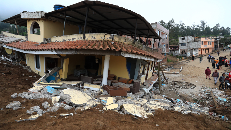 Alausí, la pequeña ciudad ecuatoriana afectada por un alud