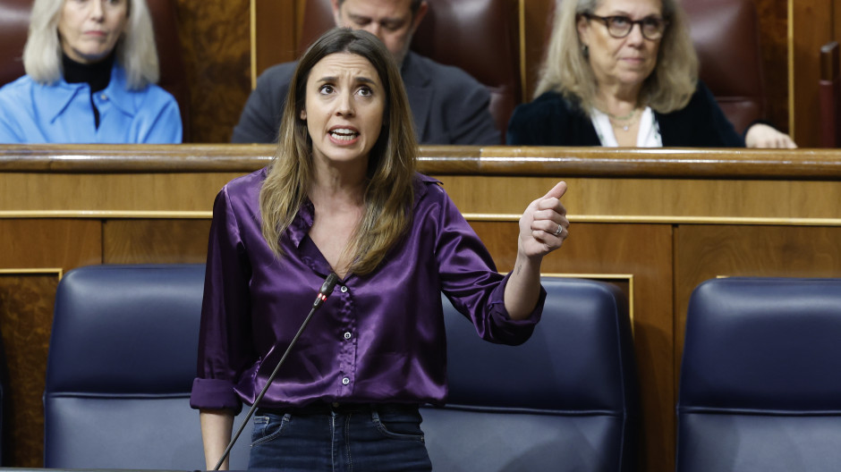 La ministra de igualdad, Irene Montero