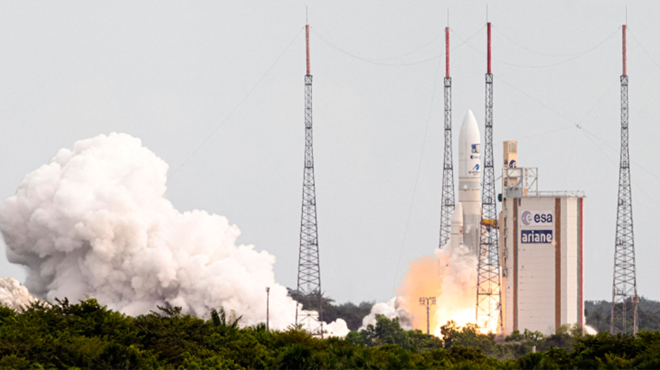 El cohete Ariane con la sonda Juice a bordo despega este viernes desde la Guayana Francesa