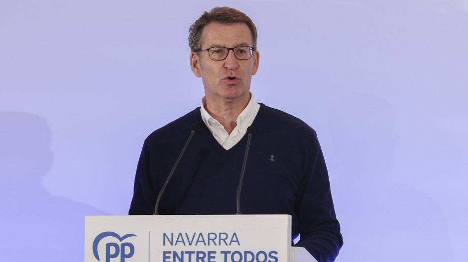 Feijóo censura al PSOE por «rendir» a la Guardia Civil de Navarra ante Bildu