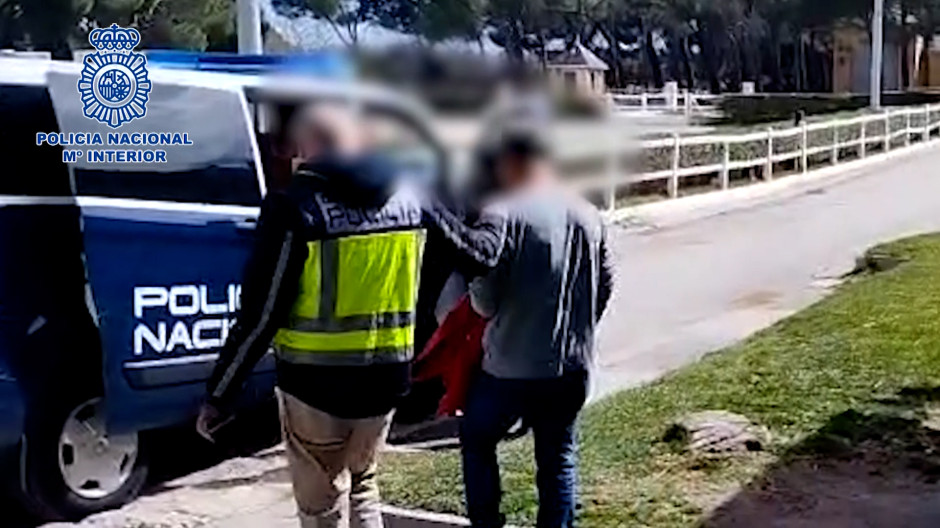 Imagen tomada por la Policía Nacional en una de las hípicas de la Comunidad de Madrid inspeccionadas