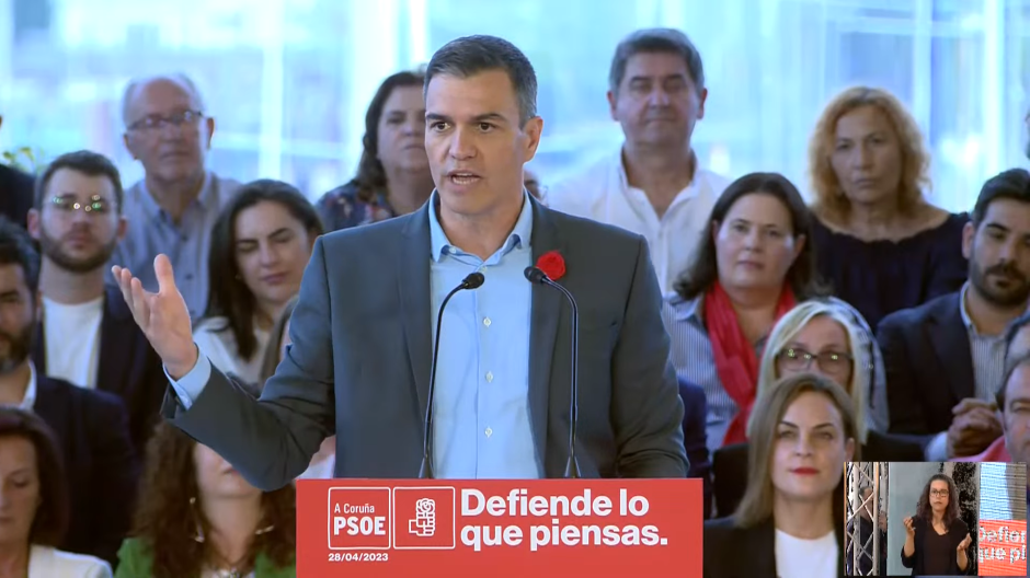 En directo | Pedro Sánchez participa en un acto de precampaña