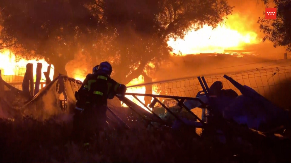 Imágenes del incendio