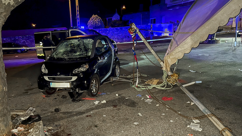 Doce heridos en un atropello masivo en Vilanova de Arousa durante un concierto