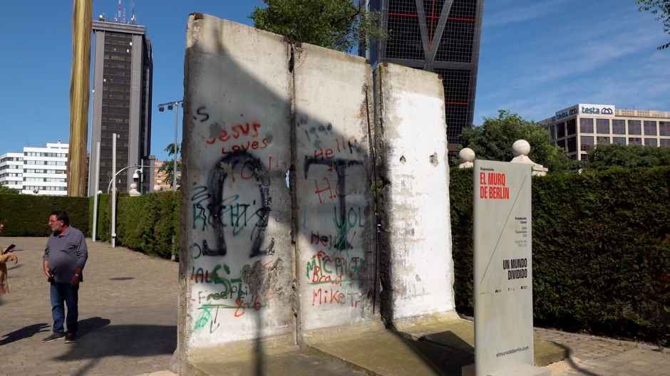 El Muro de Berlín en Madrid: el recuerdo de un mundo dividido
