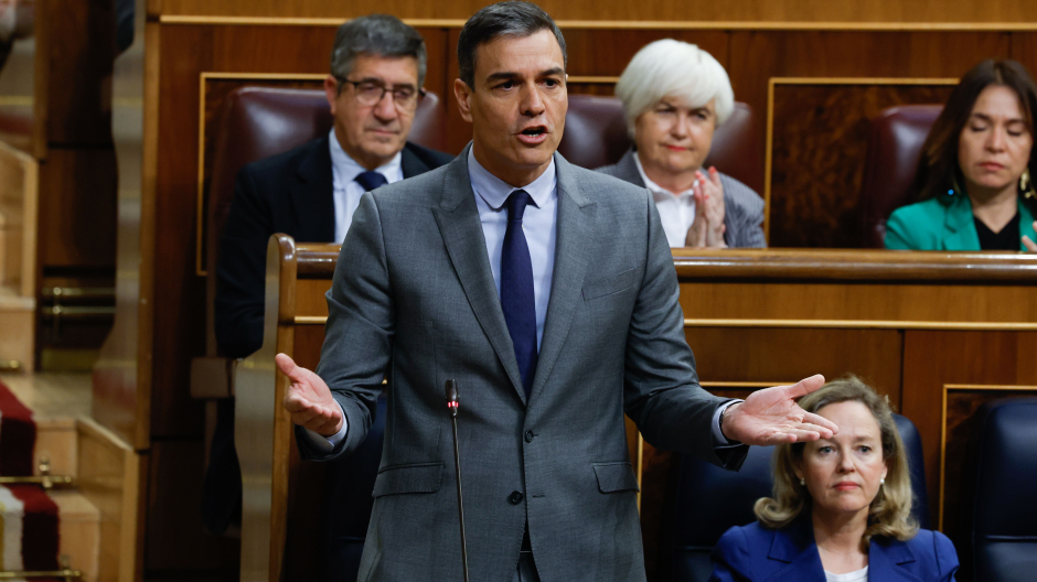 Pedro Sánchez, en el Congreso de los Diputados