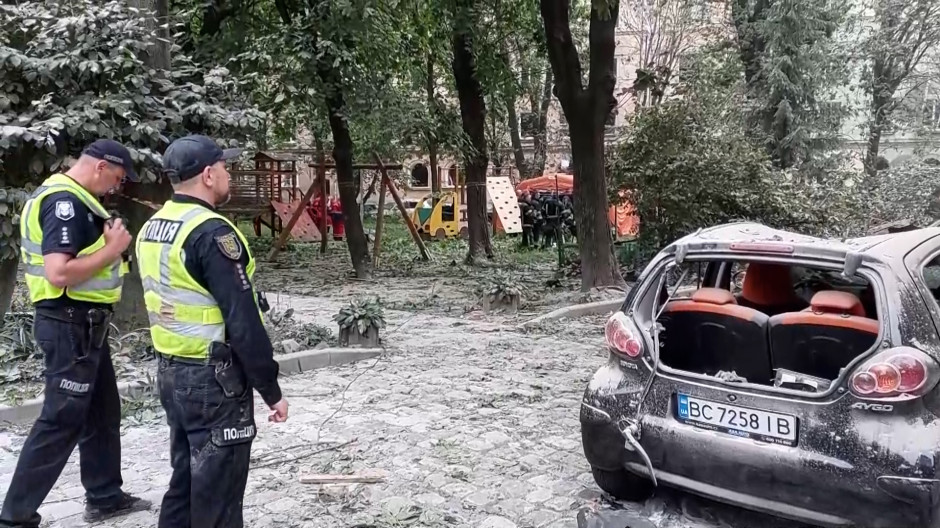 Caos generado en Leópolis tras el ataque ruso