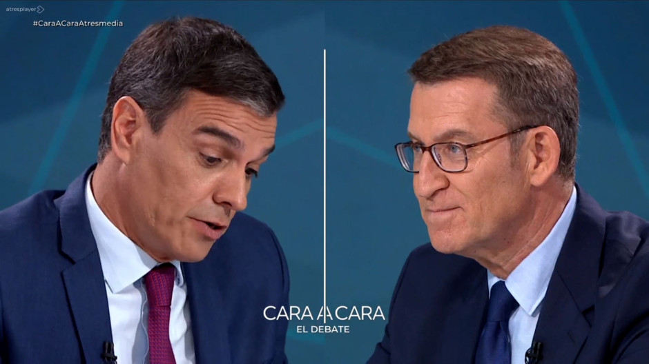 La gran diferencia de los minutos finales en el debate: del «túnel tenebroso» de Sánchez al «político útil» de Feijóo