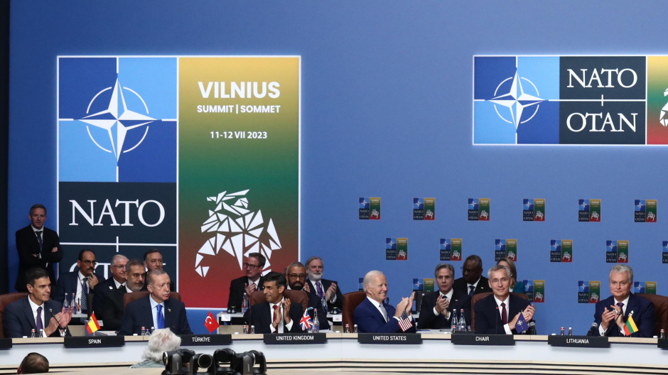 Líderes de la OTAN celebran dar una «dirección clara» a Ucrania