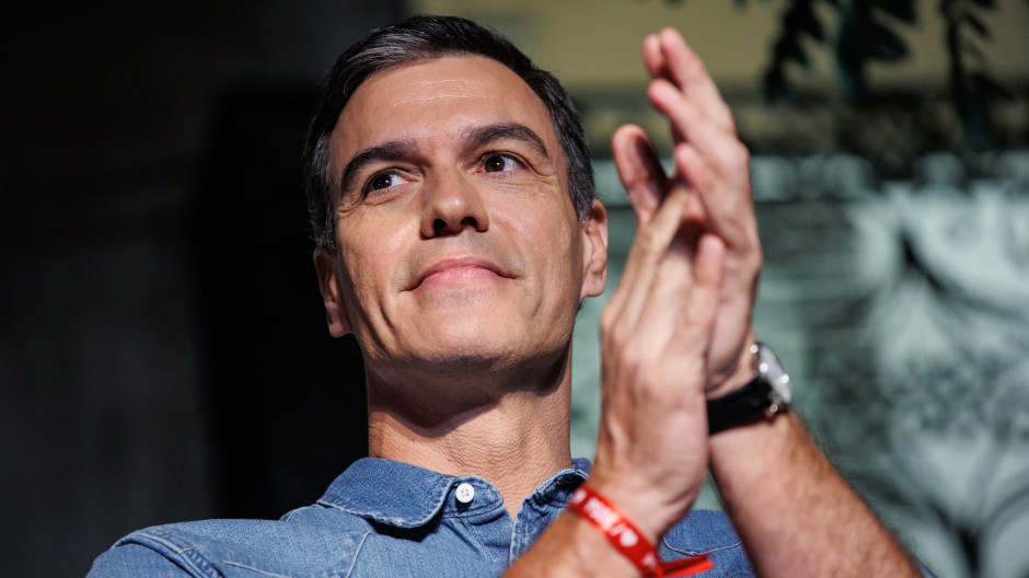 El presidente del Gobierno en funciones, Pedro Sánchez