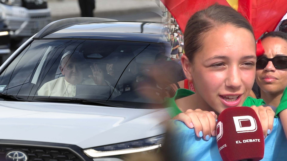 Así han recibido las calles de Lisboa al Papa: «Queremos que nos motive a ser más santos»