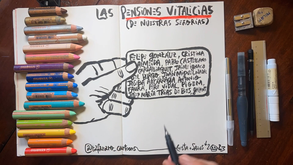 Las pensiones vitalicias de los políticos, vistas por Cuesta y Sañus