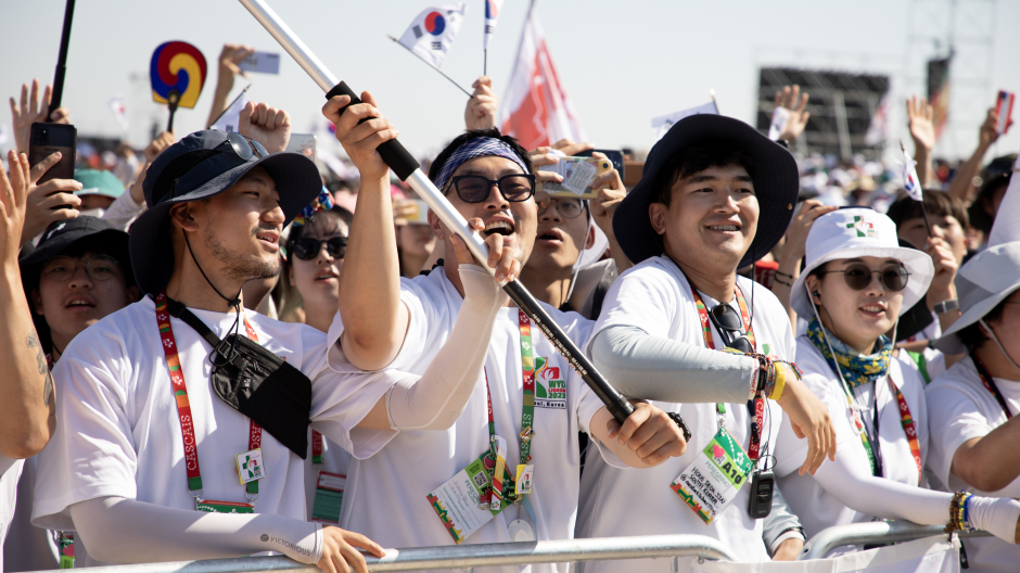 Peregrinos de Corea del Sur celebran que la JMJ será en Seúl