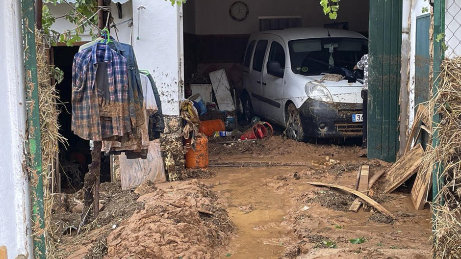 Destrozos en Buenache de Alarcón, en Cuenca