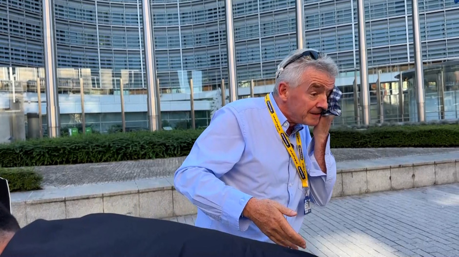 El consejero delegado (CEO) de la aerolínea irlandesa Ryanair, Michael O'Leary