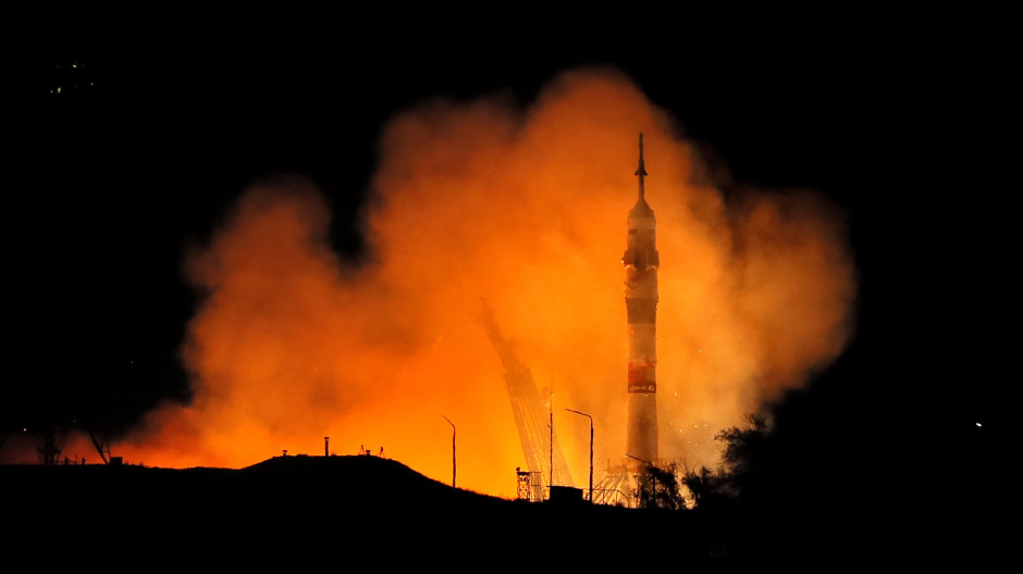 La nave espacial rusa Soyuz MS-24