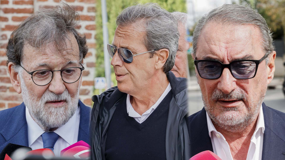 Mariano Rajoy, Paco González y Carlos Herrera