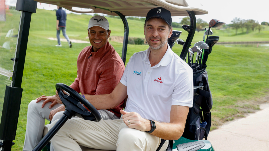 Pau Gasol y Rafa Nadal participan en el Torneo de Golf solidario a favor de la Gasol Foundation