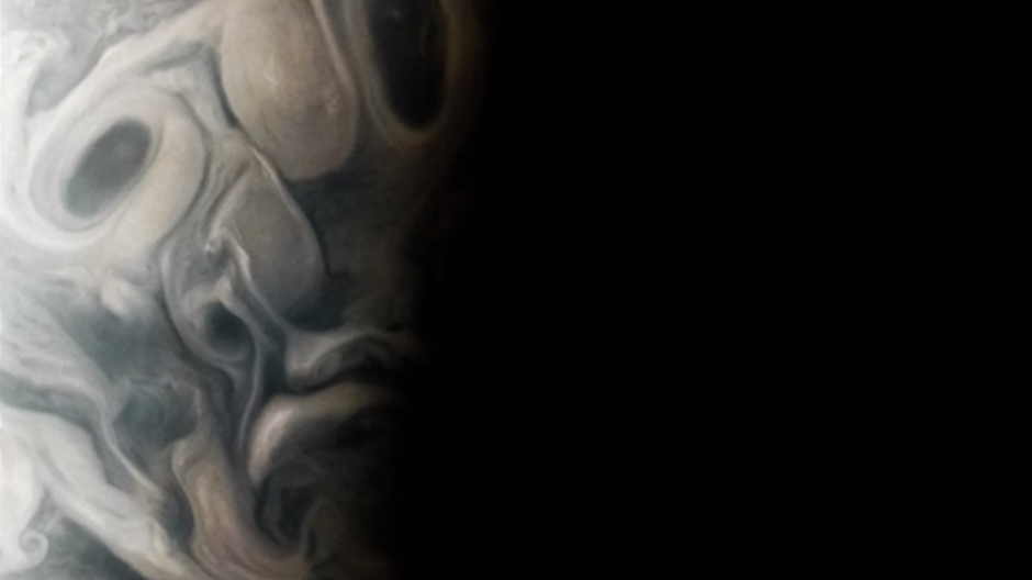 El 'rostro' captado en Júpiter por la nave Juno