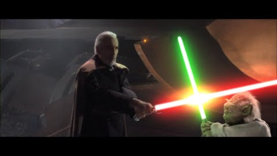 Yoda vs Conde Dooku