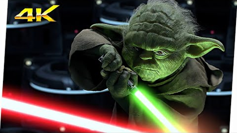 Yoda vs Palpatine - Star Wars: La Venganza De Los Sith