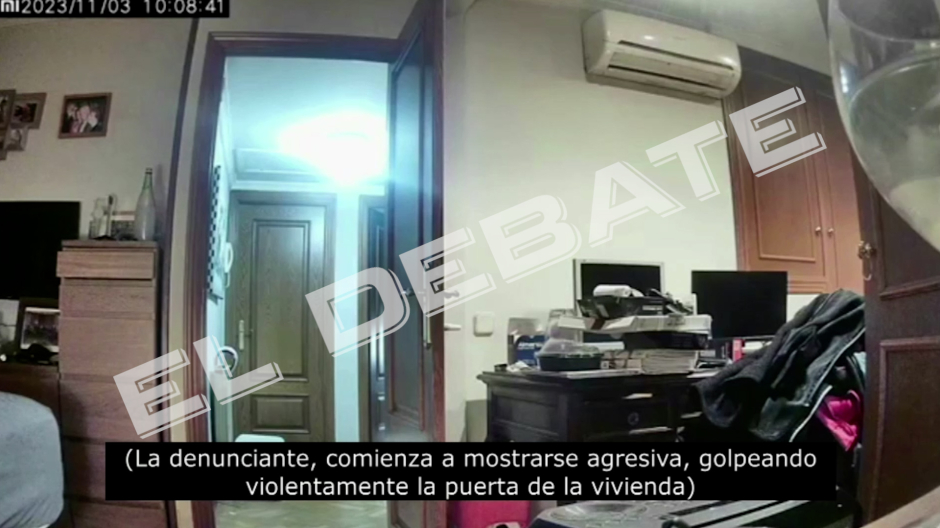 Captura del vídeo de la casa del hijo de Conde Pumpido, clave en la investigación