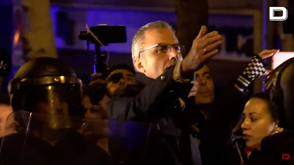 Ortega Smith aparece en Ferraz: "Parece una manifestación de policías, es desproporcionado"