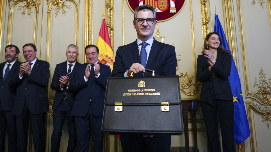 Félix Bolaños recibe la cartera como nuevo ministro de Presidencia y Justicia