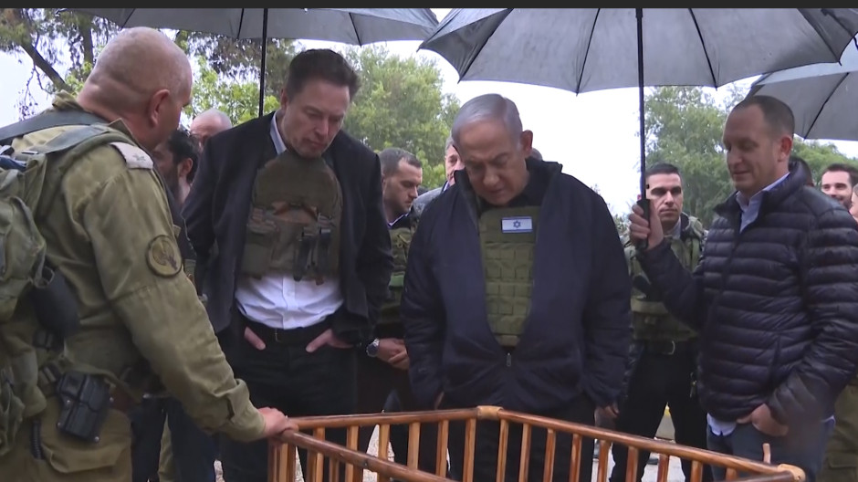 Elon Musk visita los horrores de la guerra en Israel