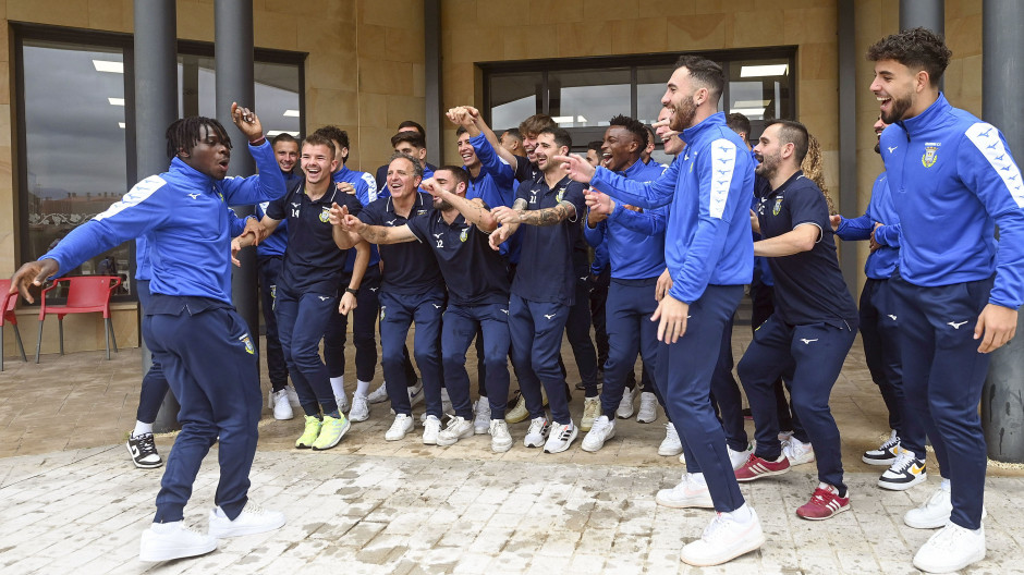 Así ha celebrado la Arandina que el Real Madrid será su rival en la Copa del Rey