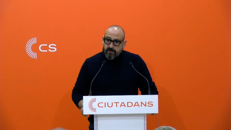 El portavoz de Ciudadanos, Jordi Cañas