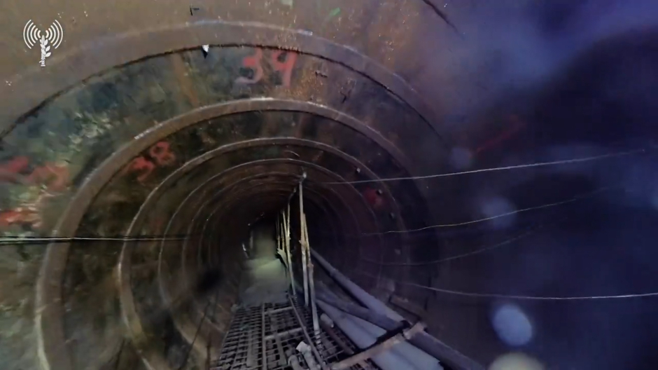 El mayor túnel de Hamás en Gaza