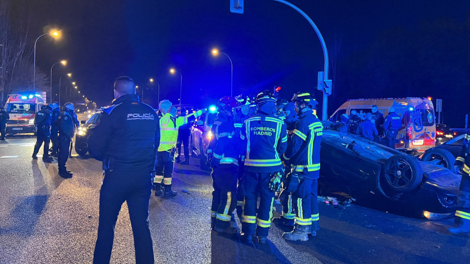 Imagen del accidente en la Avenida de Andalucía