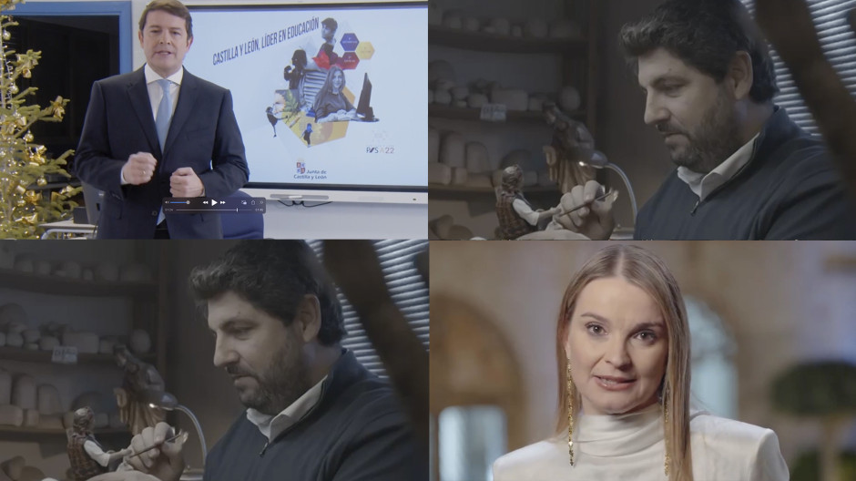 Discursos pomposos de los presidentes autonómicos para felicitar el Año Nuevo