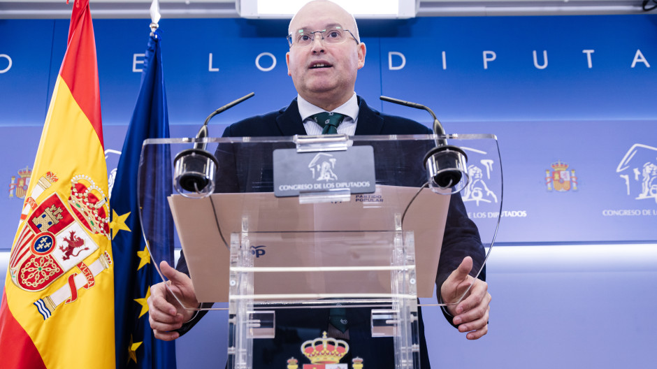 El portavoz del PP en el Congreso, Miguel Tellado