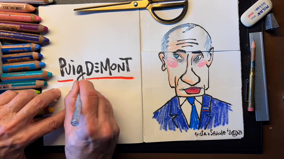 La relación entre Puigdemont y Putin, visto por Cuesta y Sañus