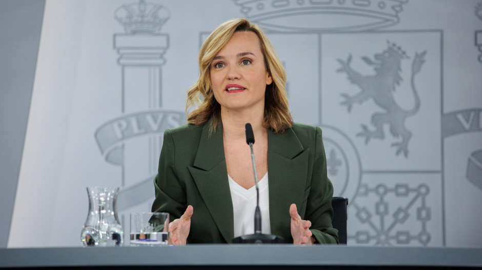 La ministra de Educación, Formación Profesional y Deportes, Pilar Alegría