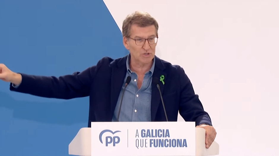 Feijóo pide el voto para Rueda y pronostica la victoria del PP: «Vamos a arrasar»