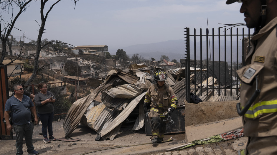 El devastador incendio en Chile