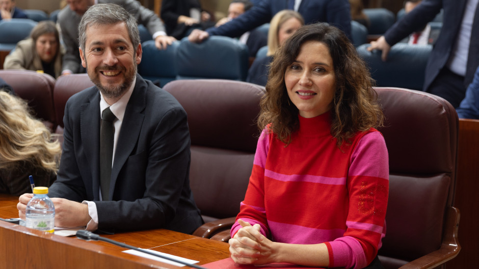 Ayuso, en el Pleno de la Asamblea de Madrid, en directo