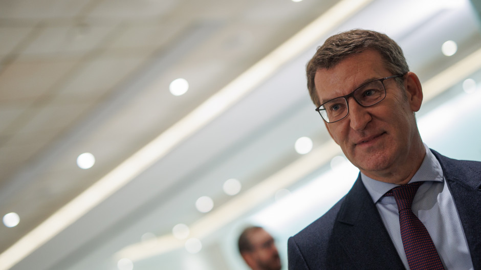 El líder del Partido Popular, Alberto Núñez Feijóo