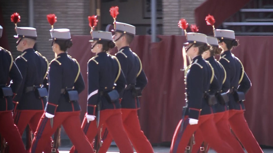 La emocionante ceremonia militar en la que ha participado la Princesa Leonor