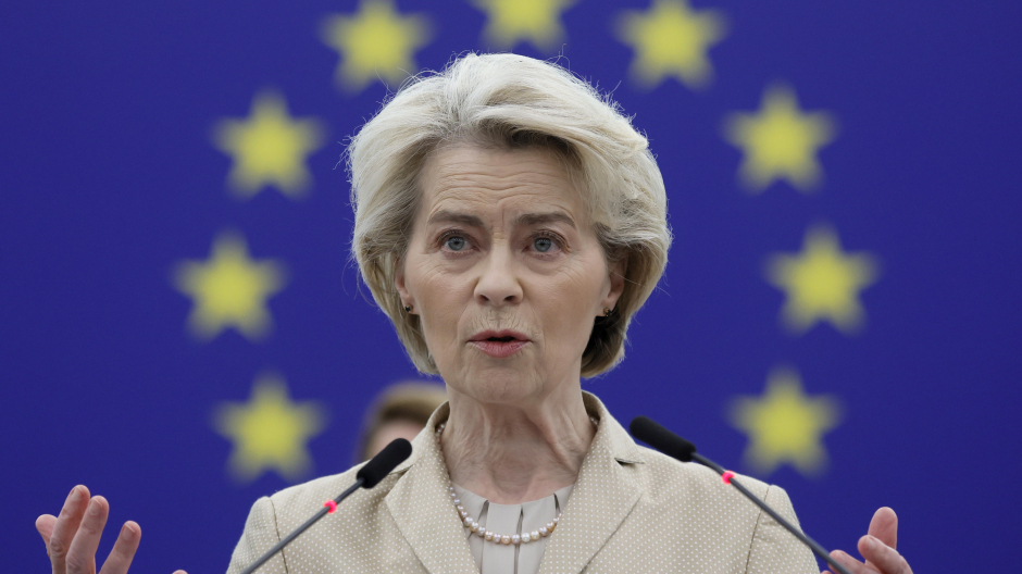 La Presidenta de la Comisión Europea, Ursula von der Leyen