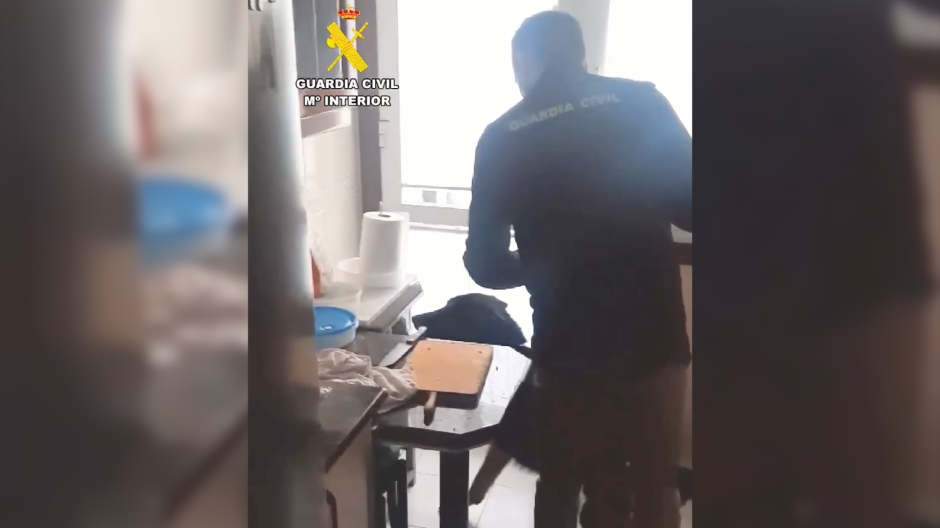 La Guardia Civil en el operativo de detención de un hombre que poseía varias dosis de fentanilo